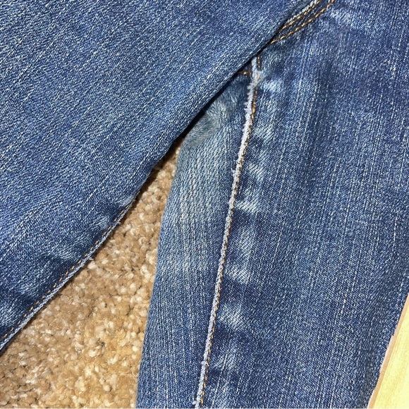 J Brand skinny jeans denim blue SZ 30" waist interior thigh rubbing - Picture 7 of 10